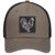 Rooster Leatherette Patch 6 Panel Low Profile Mesh Back Trucker Hat - for Men and Women