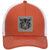 Tiger Leatherette Patch 6 Panel Low Profile Mesh Back Trucker Hat - for Men and Women