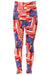 Kid's American Flag Distressed Look Pattern Printed Leggings