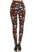 Women's 3X 5X Halloween Pumpkin Ghost Pattern Printed Leggings
