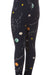 Kid's Colorful Planet Space Pattern Printed Leggings