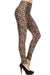 Women's 3X 5X Cheetah Animal Skin Pattern Printed Leggings