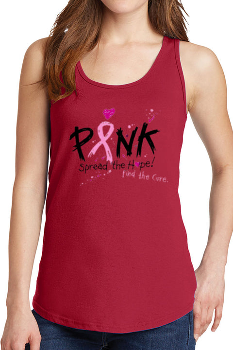 Women's Spread The Hope, Find The Cure Core Cotton Tank Tops -XS~4XL