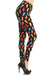 Women's Plus colorful Flip-Flops Sandal Pattern Printed Leggings