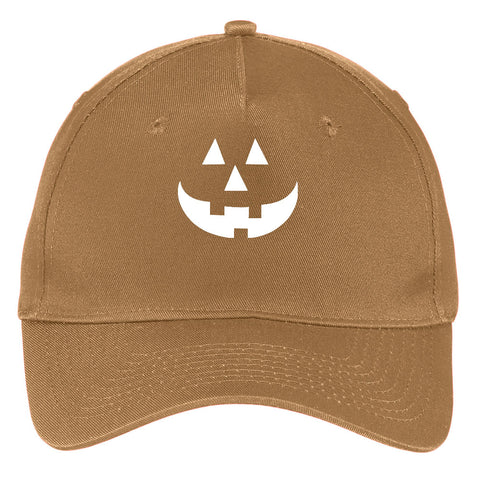 Pumpkin Glow in the Dark Graphic Printed 5 Panel Twill Caps for Men & Women