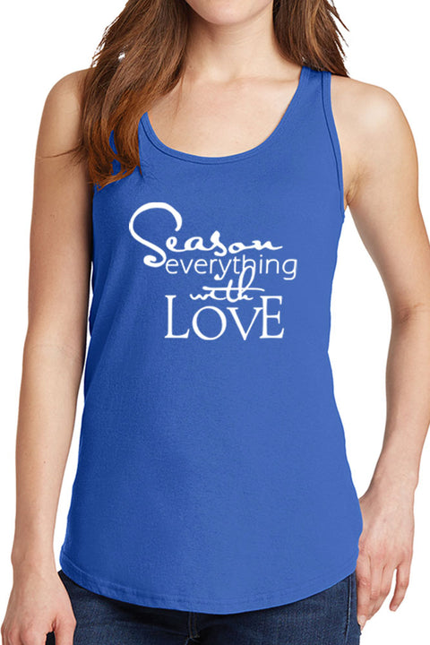 Women's Season Everything with Love Core Cotton Tank Tops -XS~4XL