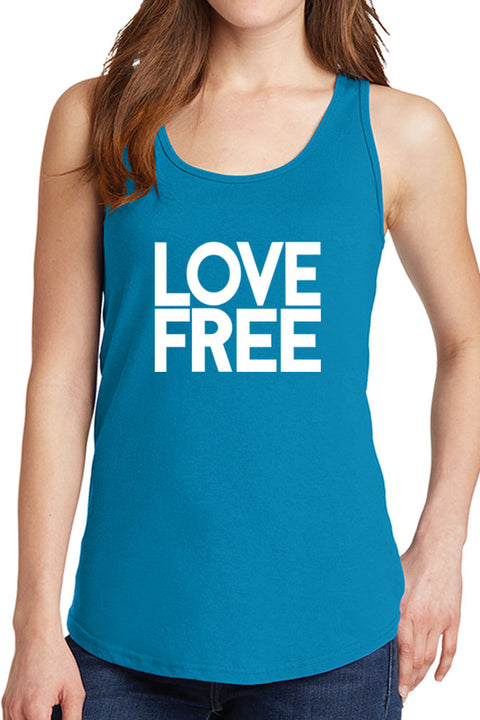 Women's Love Free Design Core Cotton Tank Tops -XS~4XL