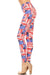 Women's Regular American Flag Distressed Look Pattern Printed Leggings