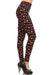 Women's 3X 5X Candy Cane Holiday Pattern Printed Leggings