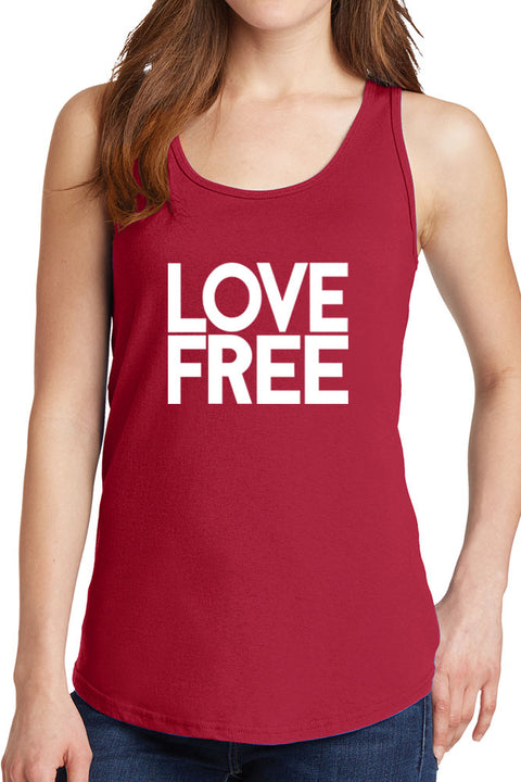 Women's Love Free Design Core Cotton Tank Tops -XS~4XL