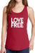 Women's Love Free Design Core Cotton Tank Tops -XS~4XL