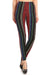 Women's Plus colorful Vertical Stripes Pattern Printed Leggings