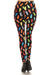 Women's 3 X 5X colorful Flip-Flops Sandal Pattern Printed Leggings