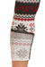Women's Regular Colorful Holiday White Snowflake Design Printed Leggings