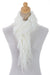 Women's One Size Long Plain Laced Scarf