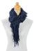 Women's One Size Long Plain Laced Scarf