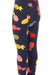 Kid's Colorful Pineapple Fruit Pattern Printed Leggings