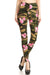 Women's Regular Camo Three Petal Floral Pattern Printed Leggings