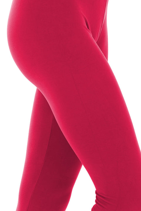 Women's Regular Solid Color Buttery Soft Cropped Capri Leggings