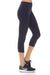 Women's 3X5X Solid Color Buttery Soft Cropped Capri Leggings