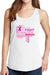 Women's Fight Breast Cancer Awareness Core Cotton Tank Tops -XS~4XL