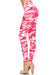 Women's Plus Pink Camouflage Army Pattern Printed Leggings