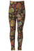 Kid's Colorful Sugar Skulls Flower Pattern Printed Leggings