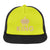King or Queen, Gold or Silver Crown Graphic Printed Two Tone Flat Bill Snapback Fashion Trucker Caps for Men & Women