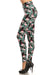 Women's Plus Tropical Plant Flamingo Pattern Printed Leggings