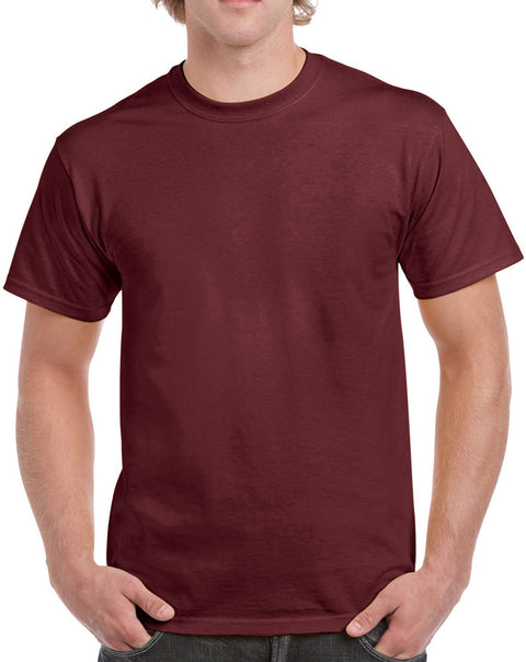 Men's Gildan Heavy Cotton Classic Fit Round Neck Short Sleeve T-Shirts - S ~ 3XL