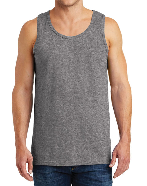 Men's Gildan Solid Heavy Cotton Round Neck Tank Tops - XS ~ 3XL