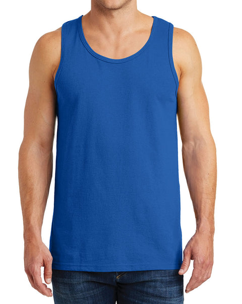 Men's Gildan Solid Heavy Cotton Round Neck Tank Tops - XS ~ 3XL