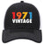 Customize Birth Year Retro Vintage 6 Panel Low Profile Mesh Back Trucker Hat - For Men and Women