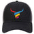 Colorful Abstract Bullhead 6 Panel Low Profile Mesh Back Trucker Hat - For Men and Women