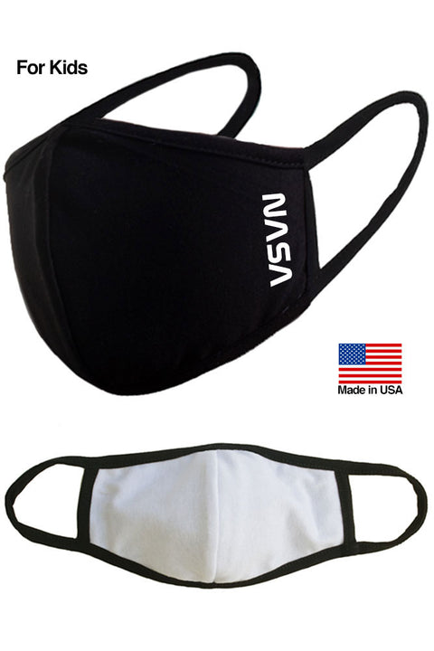 Kids Unique Graphic Reusable Washable Cotton Face Masks - Made in USA