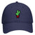 Cactus Embroidered Patch Pastel Tone Garment Washed Superior Cotton Twill Dad Hat - For Women and Men