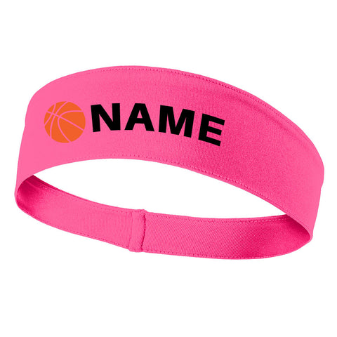 Basketball Printed Moisture Wicking Headbands for Men and Women - Personalization