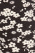 Women's Plus Little Flower Pattern Print Leggings - Black White