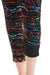 Women's Regular Multi Colored Triangle Shaped Pattern Leggings