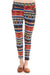 Women's Regular Southwest Multi Colored Print Leggings