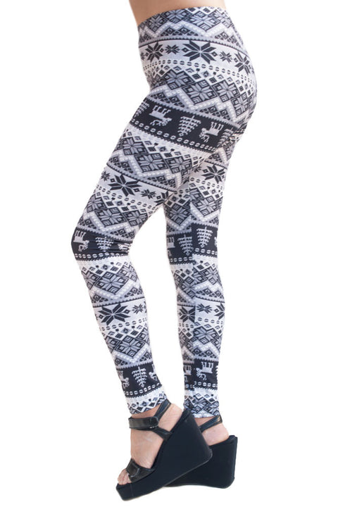 Women's Plus Christmas Tree Leggings