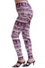Women's Plus Purple Reindeer Design Printed Leggings