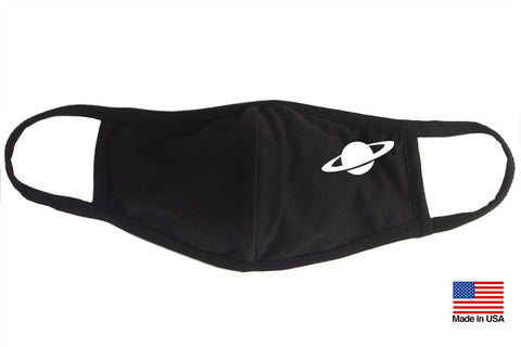 Planet Saturn Space Reusable Washable Cotton Face Masks - Made in USA