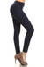 Women's Regular Solid Color Stretchable Peach Skins Fabric Leggings