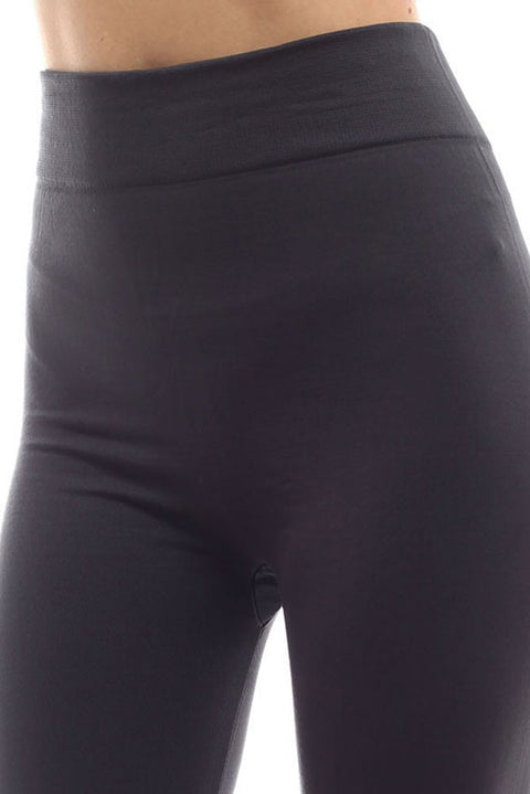 Women's Plus Solid Bright and Vibrant Color Fleece Leggings