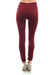 Women's Plus Solid Bright and Vibrant Color Fleece Leggings