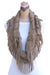 Women's One Size Knitted Infinity Stringed Scarf