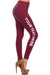 Your Own Text Customization Printed Leggings for Regular Plus 3X5X - Personalization