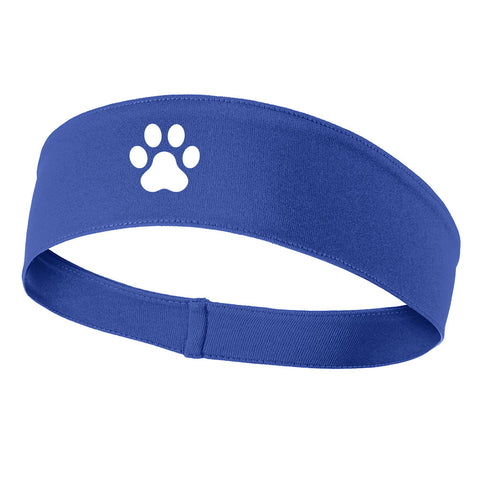 Dog Paw Graphic Printed Moisture Wicking Headbands for Men and Women