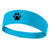 Dog Paw Graphic Printed Moisture Wicking Headbands for Men and Women